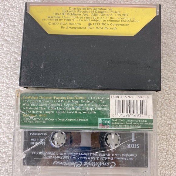 Vintage Holiday Christmas Music Cassette Tapes X12 - Picture 9 of 15